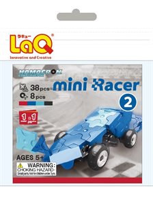 Bild av LaQ Hamacron Mini Racer Blue- Racerbil