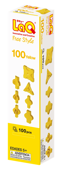 Bild av LaQ Free Style 100 Yellow- 100 gula bitar