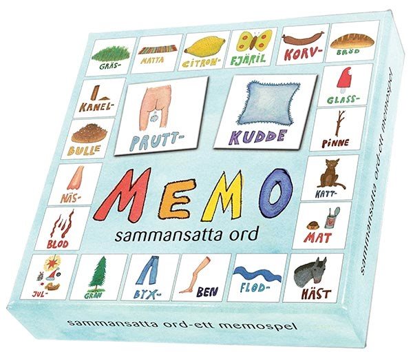 Bild av Prutt-kuddememo, sammansatta ord