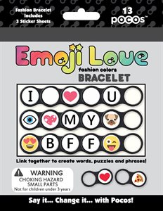 Bild av Pocos Emoji Love - Fashion Bracelet 