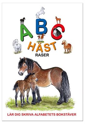 Hästraser ABC - lär dig skriva alfabetets bokstäver
