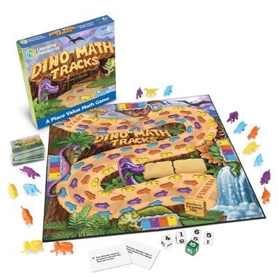 Dinos mattespår - mattespel